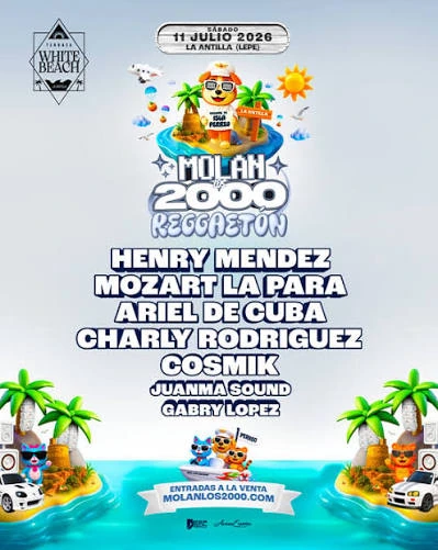 Cartel original de Molan los 2000 – La Antilla (Huelva)