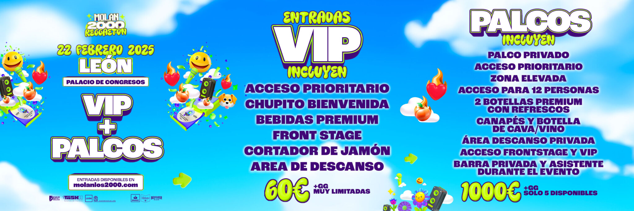 LEON CARRUSEL VIPS El Reggaetón de los 2000 invade León el próximo 22 de Febrero